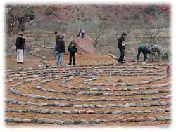 Walk the labyrinth to "integrate and synchronize" the two hemispheres of the brain